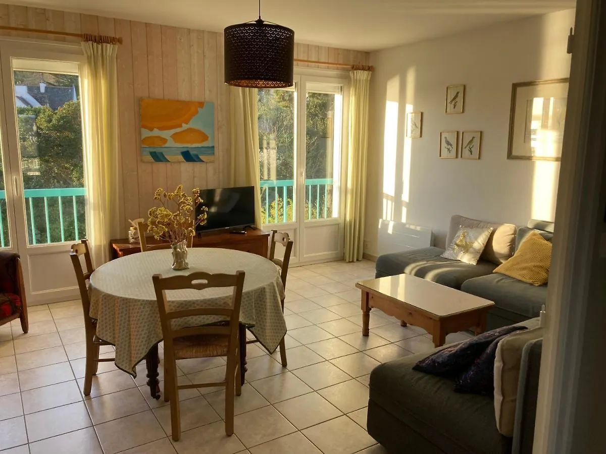 דירה קרוזון Appartement Vue Sur Mer Morgat Centre
